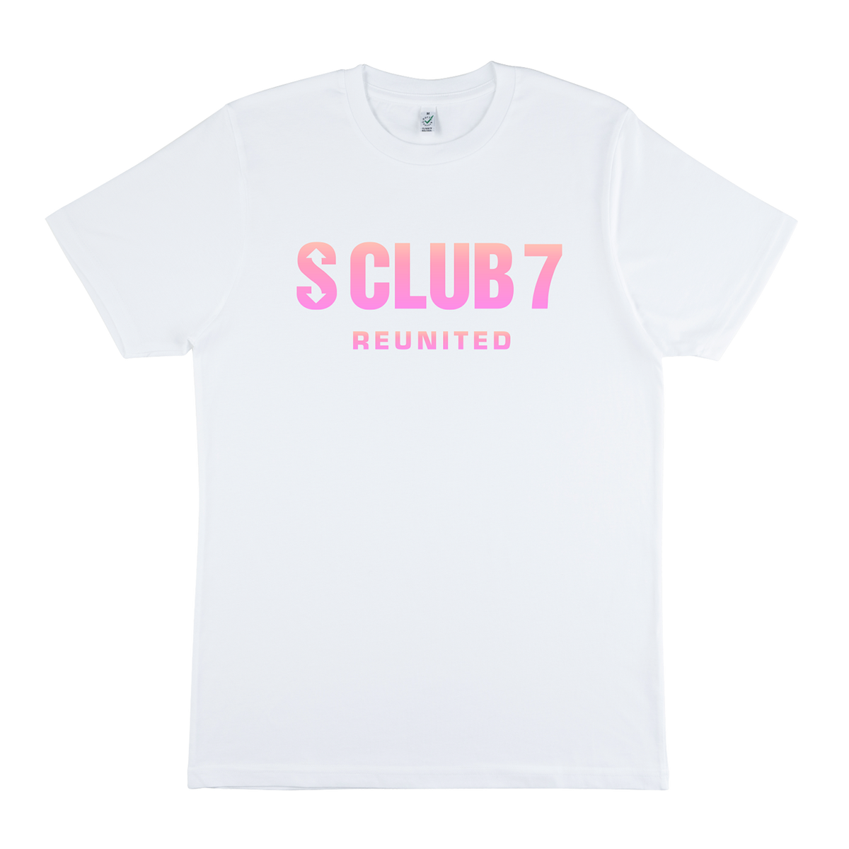S Club 7 - S Club - White Sunset Logo T-shirt