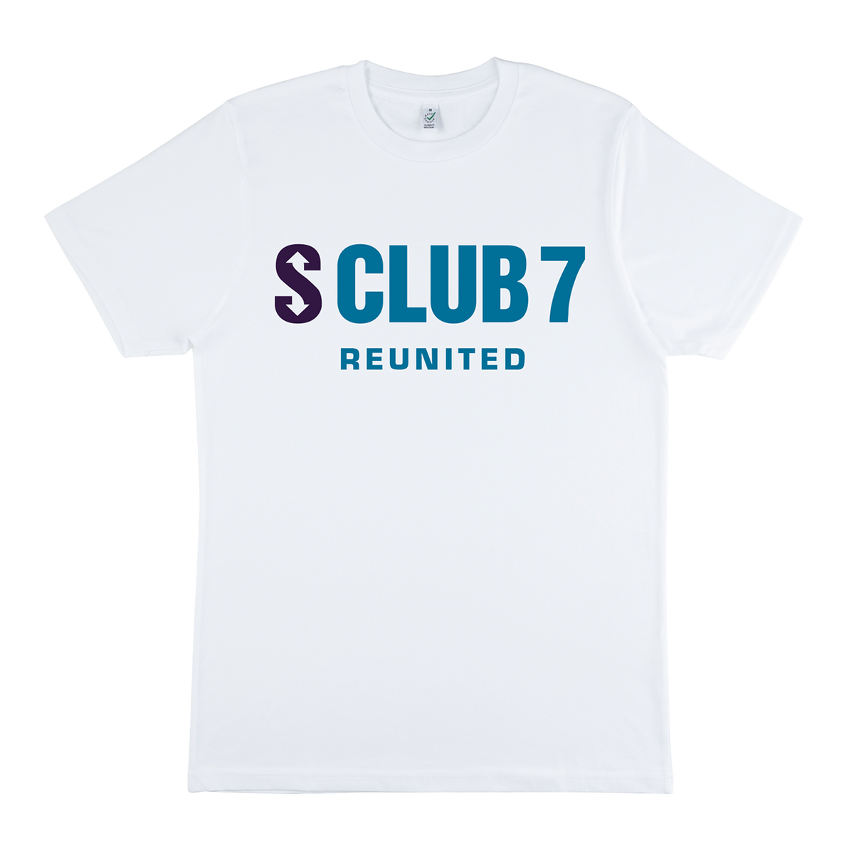 S Club 7 - S Club - White Logo T-shirt
